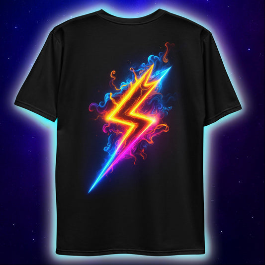 Neon Thunder T-Shirt, Rave Festival T-Shirts by XGuidance XS 2