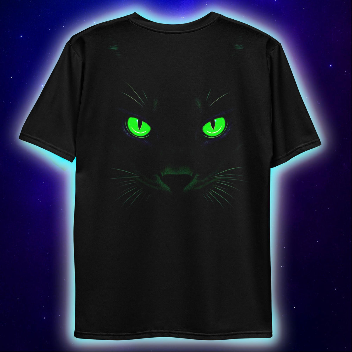 Night Prowler T-Shirt, Neon Cat Festival Streetwear T-Shirts by XGuidance XS 2