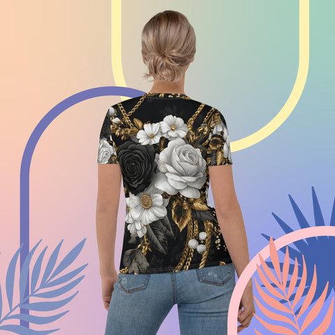 Noir Elegance Tee – Classy Black & Gold Statement T-Shirt by XGuidance XS 2