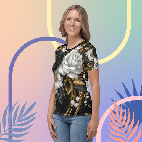 Noir Elegance Tee – Classy Black & Gold Statement T-Shirt by XGuidance XS 3