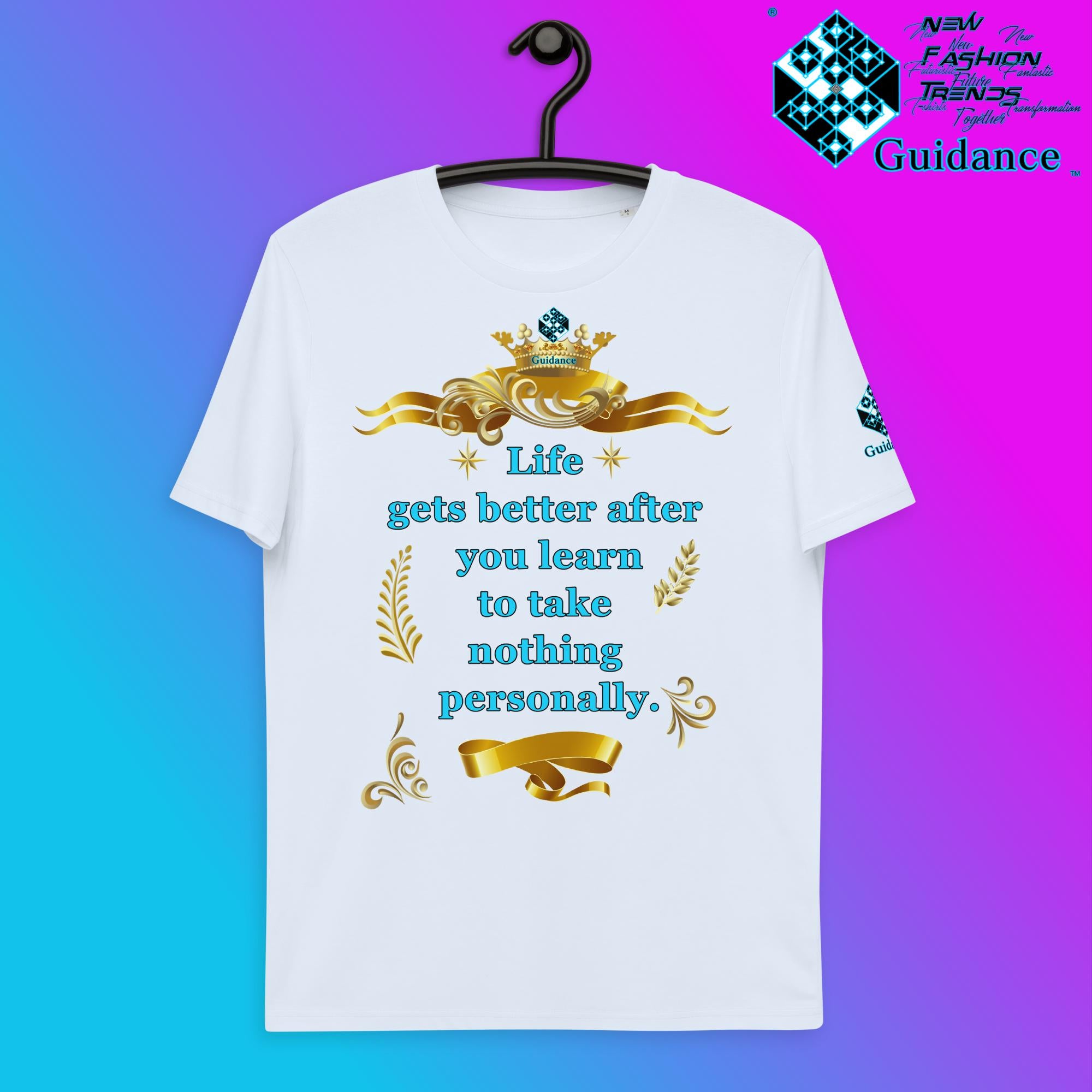 Nothing Personally V2 T-Shirt T-Shirts by XGuidance Serene Blue 15
