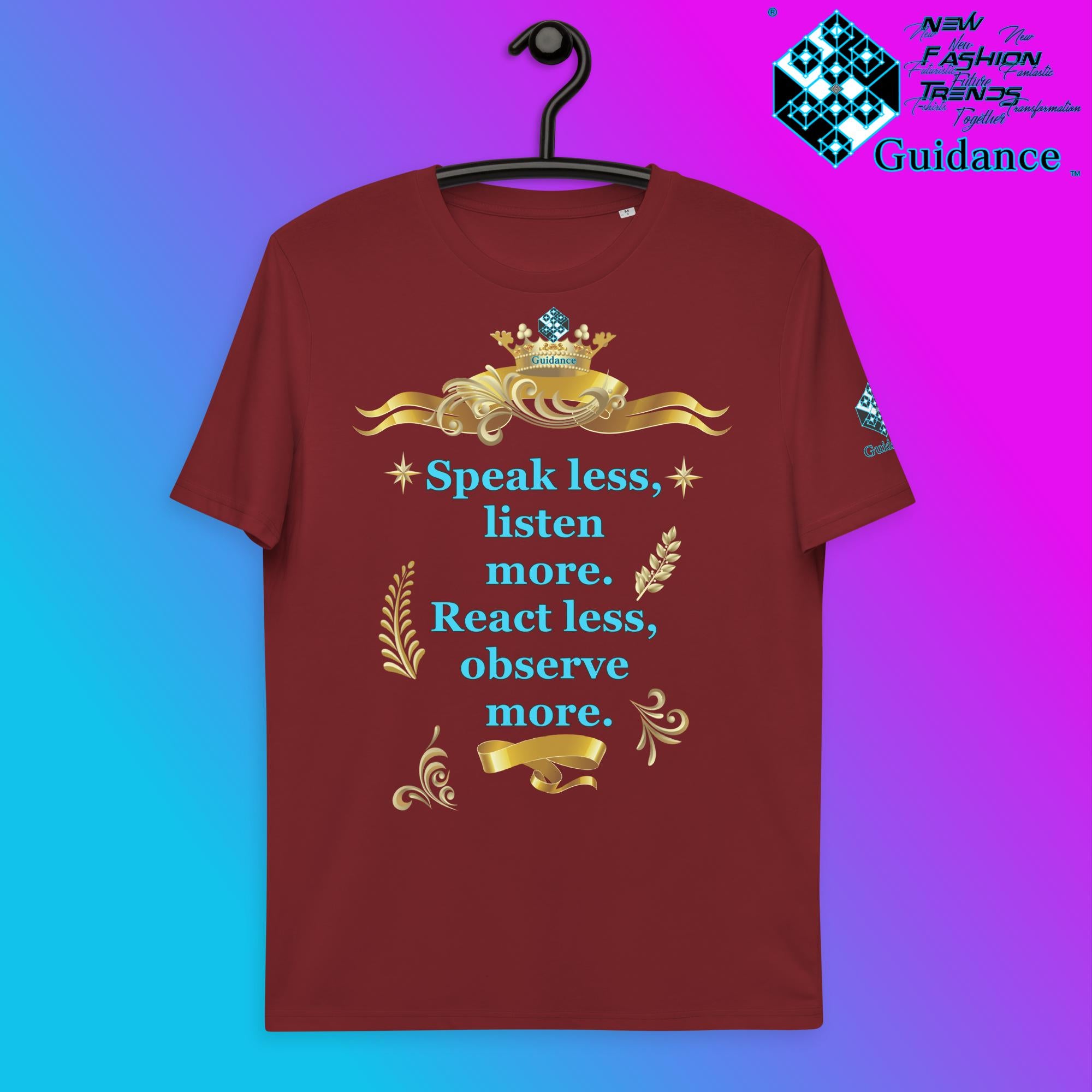 Observe More T-Shirt T-Shirts by XGuidance Burgundy 10