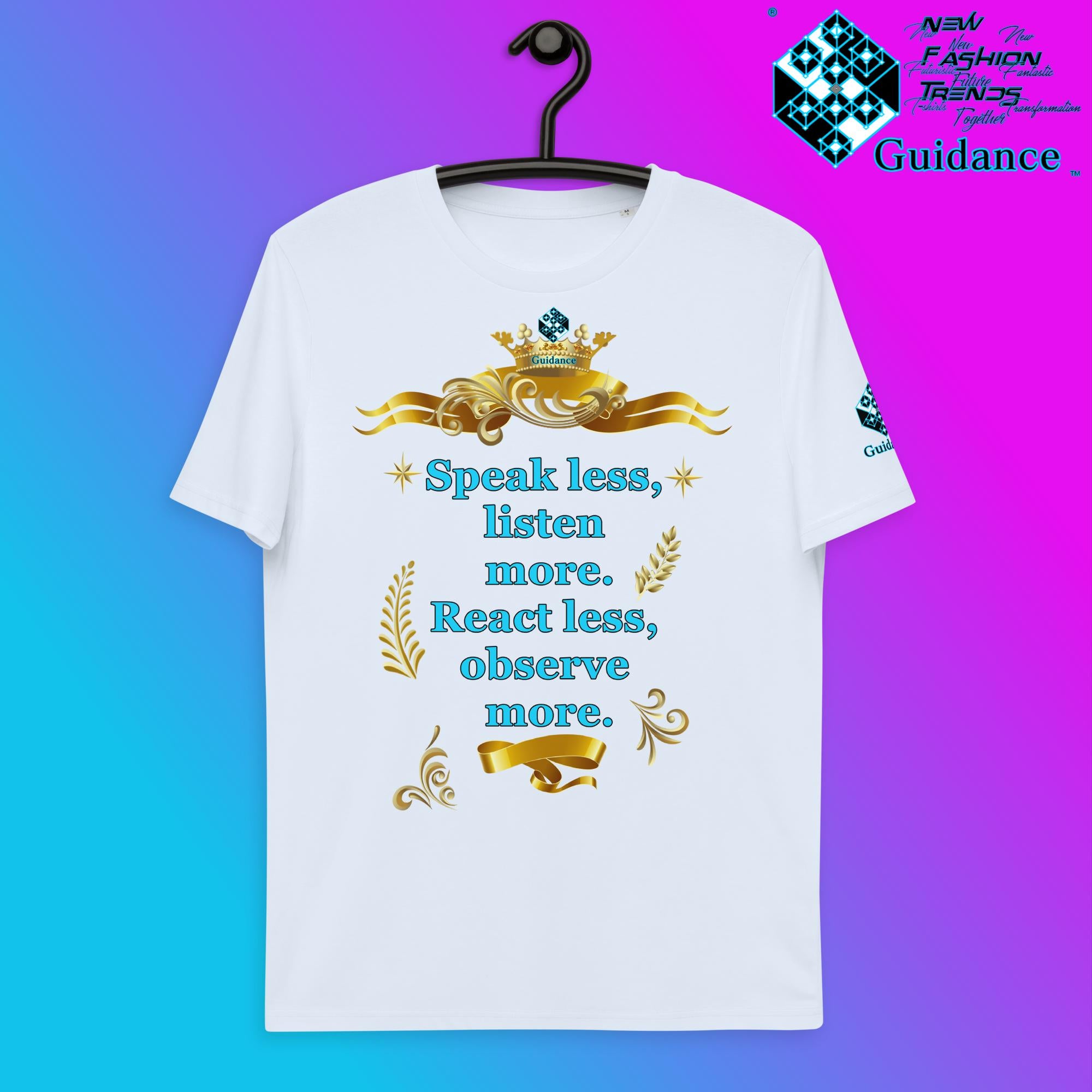 Observe More T-Shirt T-Shirts by XGuidance Serene Blue 15