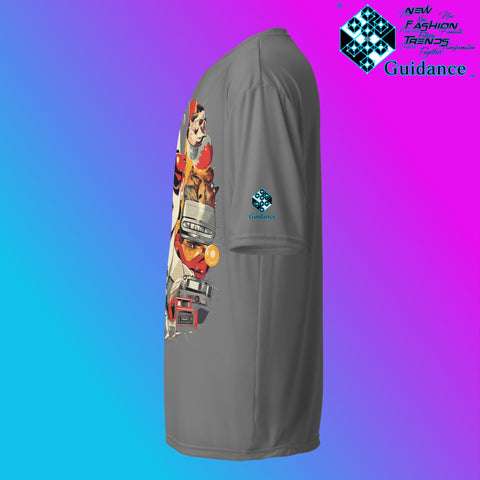 Observe the Past Graphic T Shirt by XGuidance Black 13