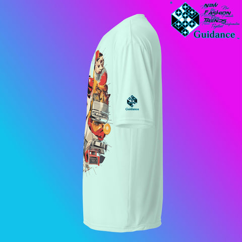 Observe the Past Graphic T Shirt by XGuidance Black 15