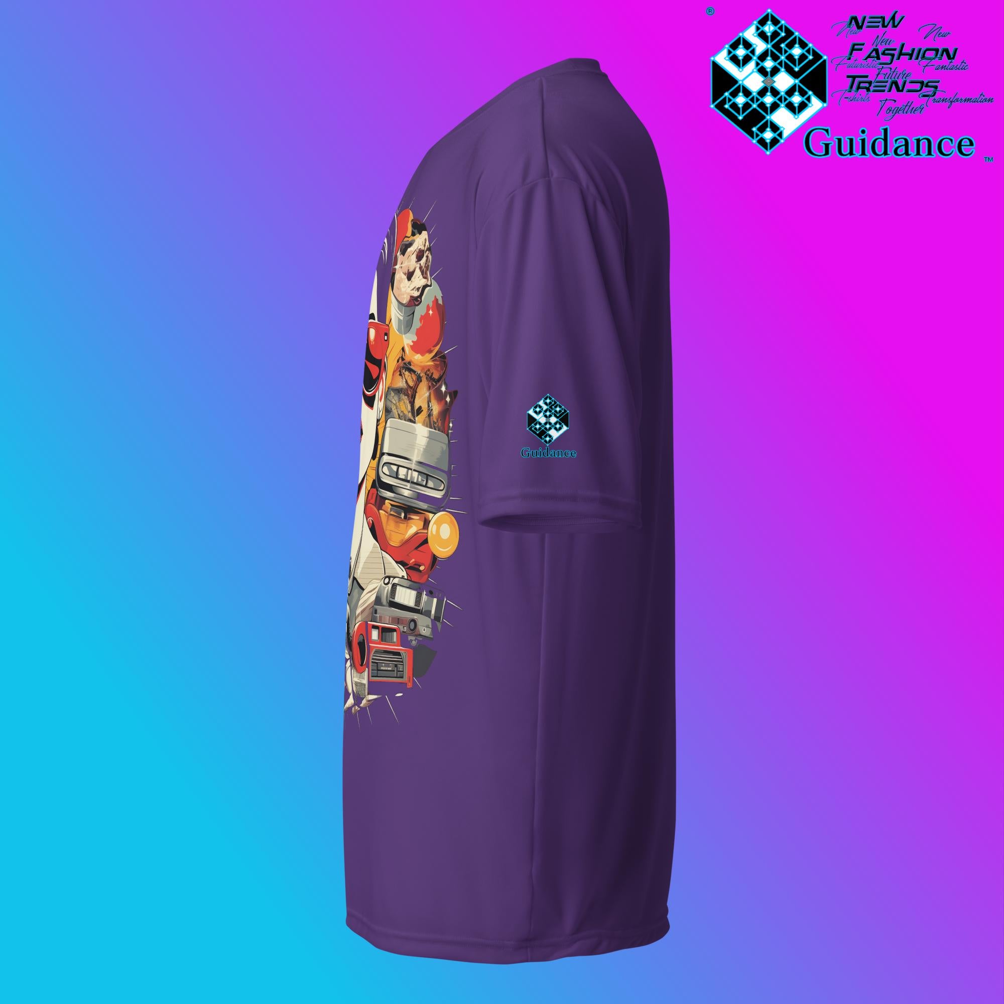 Observe the Past Graphic T Shirt by XGuidance Black 16