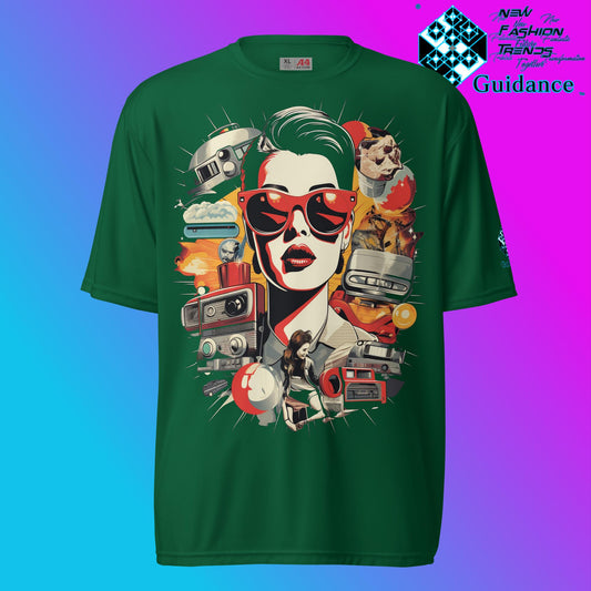 Observe the Past Graphic T Shirt by XGuidance Forest Green 2