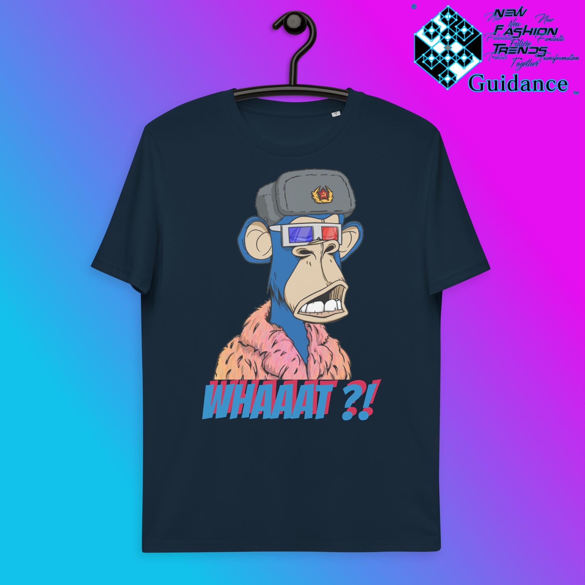 Paranoid Primate's T-Shirt T-Shirts by XGuidance French Navy 3