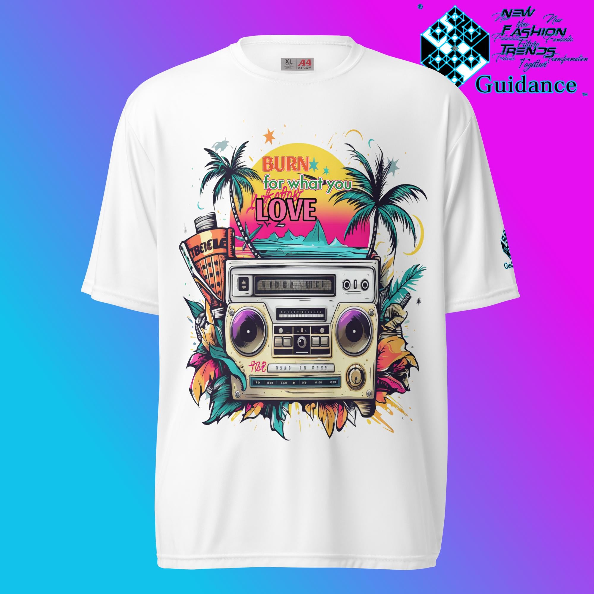 Passion Paradise Groove T Shirt by XGuidance White 10