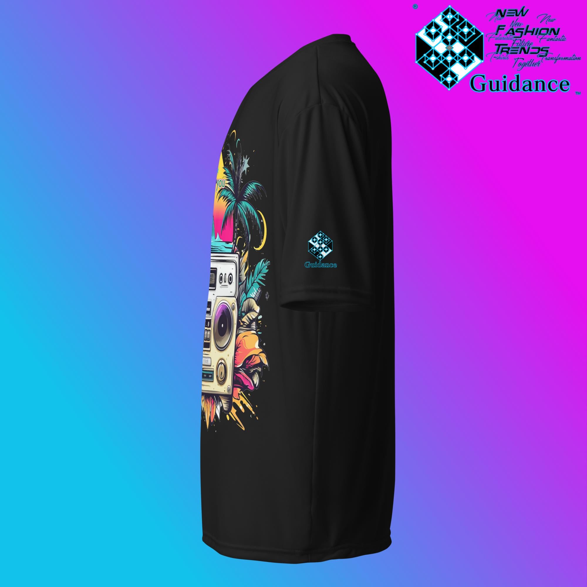 Passion Paradise Groove T Shirt by XGuidance Black 11