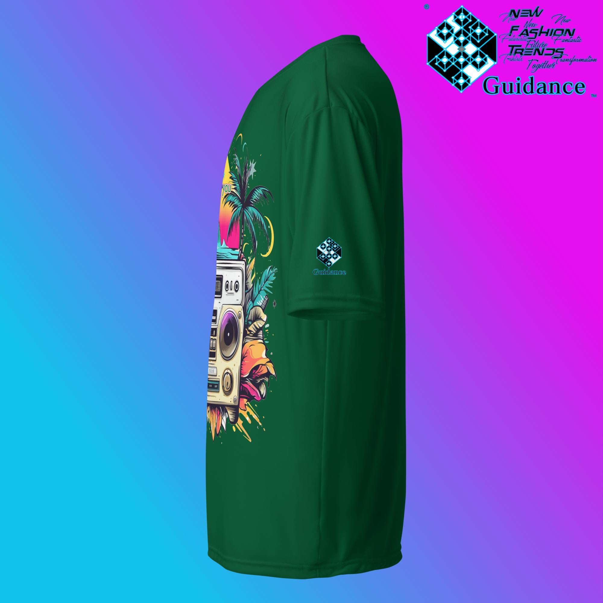 Passion Paradise Groove T Shirt by XGuidance Black 12