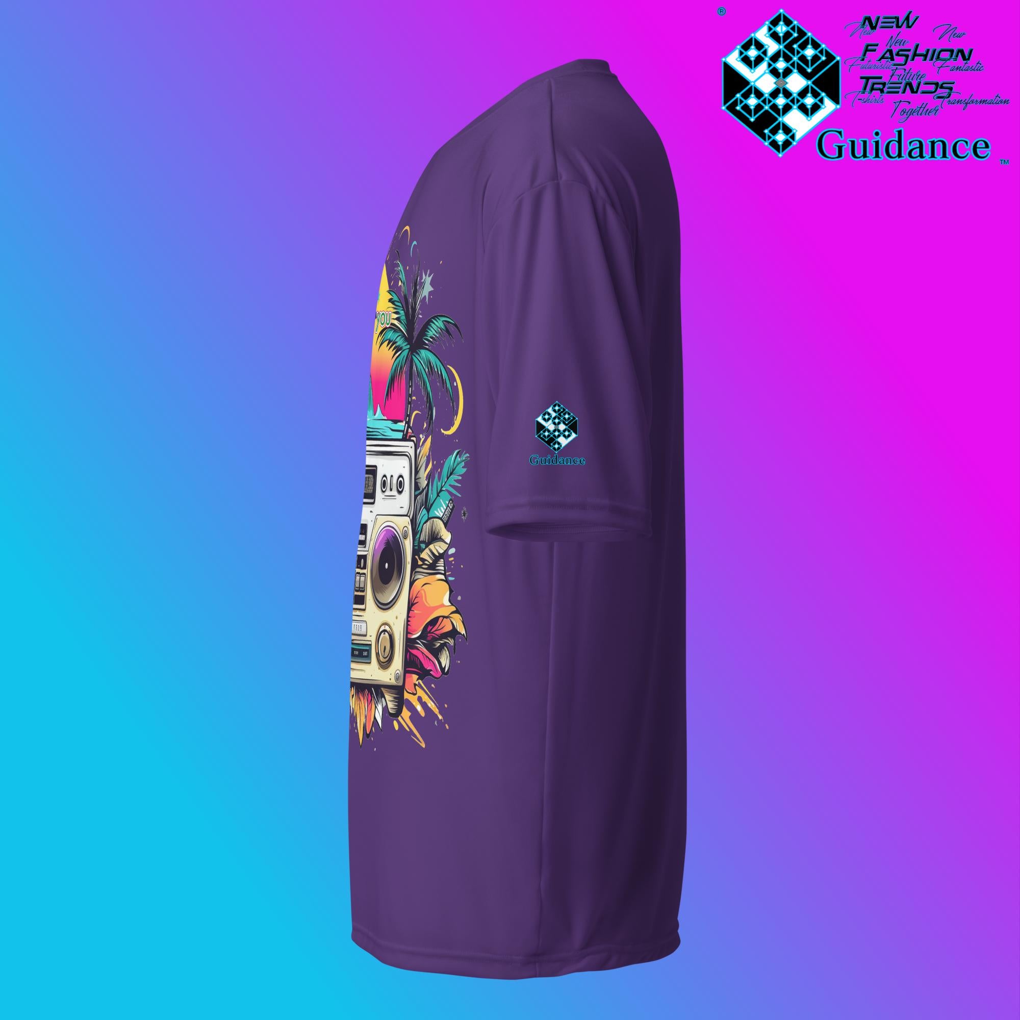 Passion Paradise Groove T Shirt by XGuidance Black 16