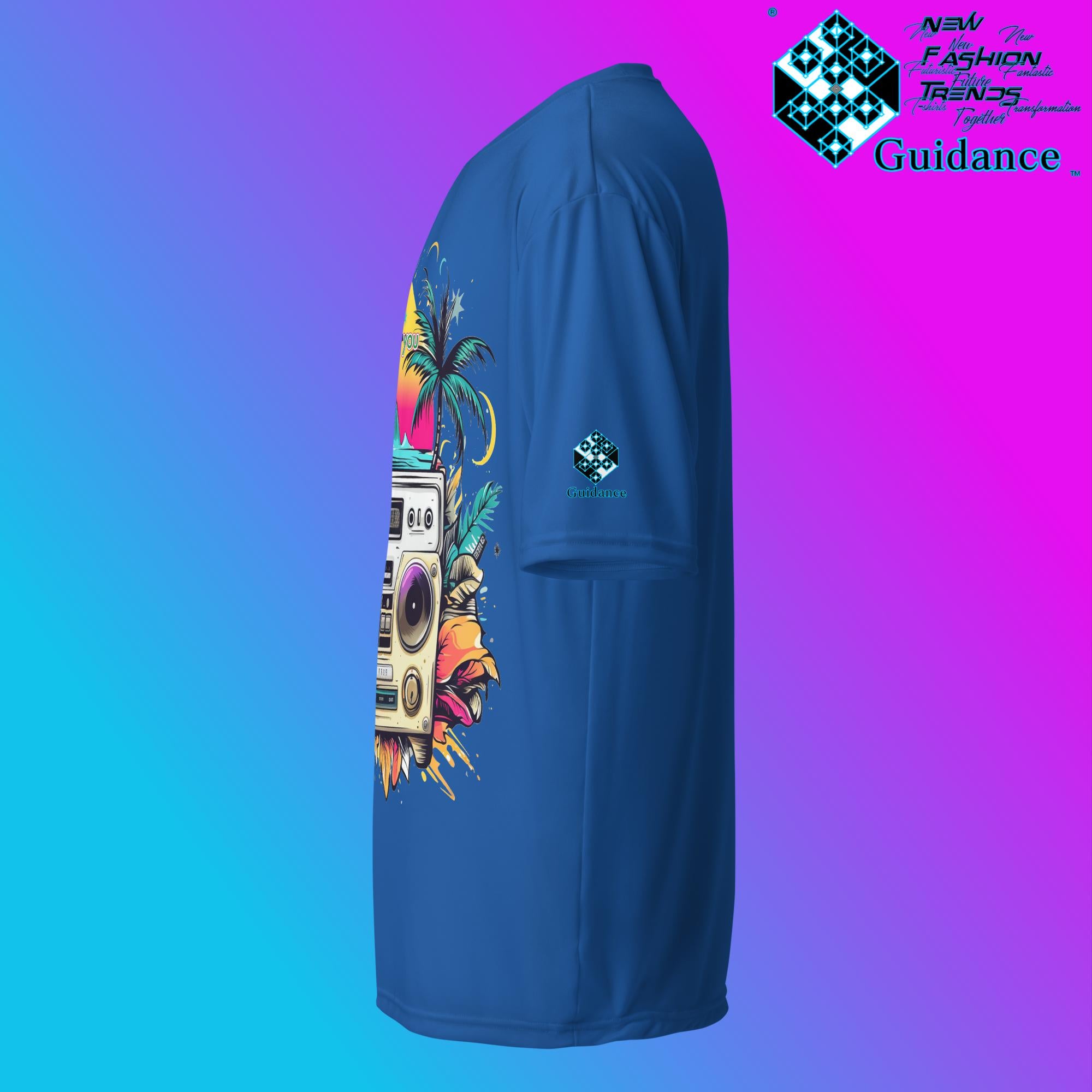 Passion Paradise Groove T Shirt by XGuidance Black 17
