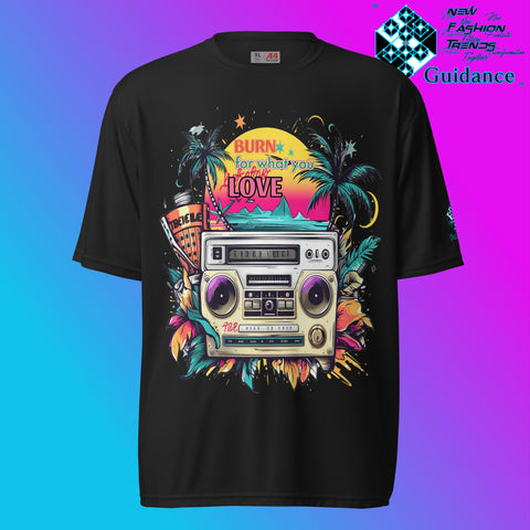 Passion Paradise Groove T Shirt by XGuidance Black 1