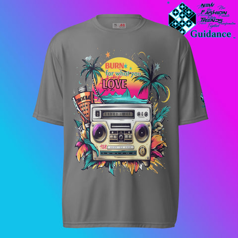 Passion Paradise Groove T Shirt by XGuidance Graphite 3