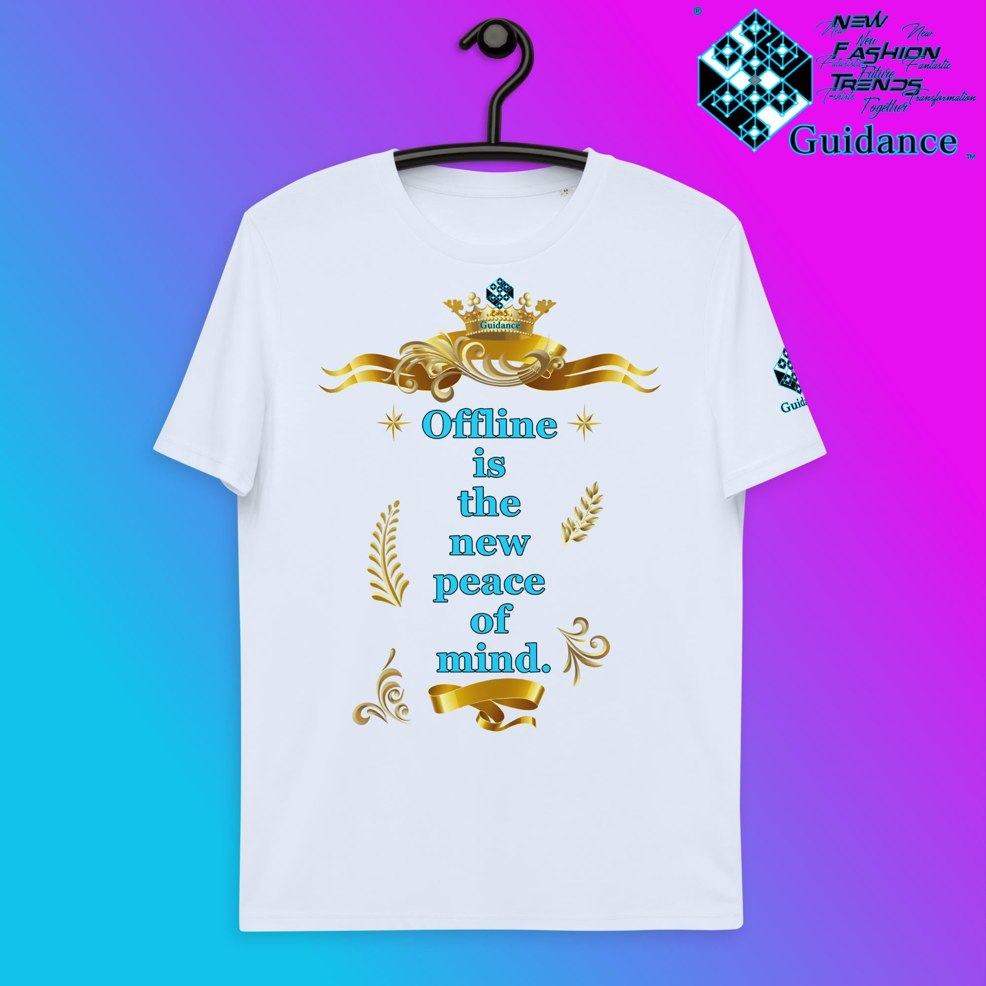 Peace Of Mind T-Shirt T-Shirts by XGuidance Serene Blue 15