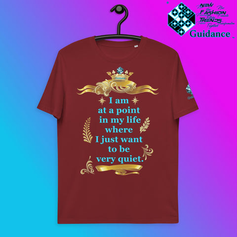 Peaceful Silence T-Shirt T-Shirts by XGuidance Burgundy 10