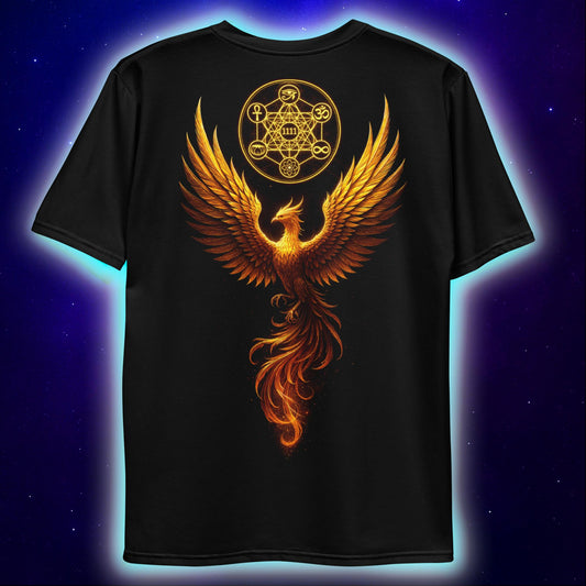 Phoenix Rebirth T-Shirt, Spiritual Festival T-Shirts by XGuidance XS 2