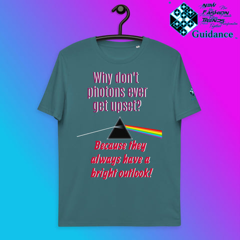 Photons Bright T-Shirt with Science Humor Design by XGuidance Stargazer 8