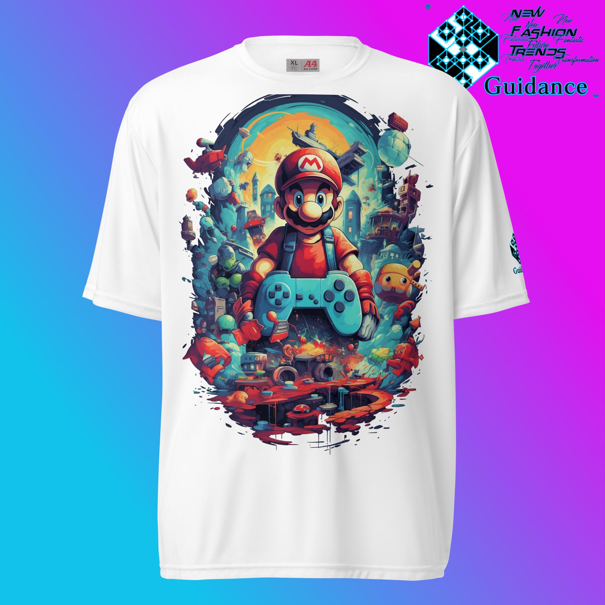 Pixel Adventure Mario Bros Gaming T Shirt by XGuidance White 10