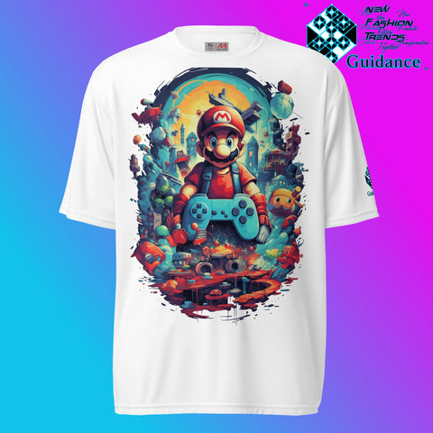 Pixel Adventure Mario Bros Gaming T Shirt by XGuidance White 10