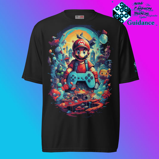 Pixel Adventure Mario Bros Gaming T Shirt by XGuidance Black 2