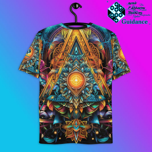 Polygonal Panorama T-Shirt – Sacred Geometry Festival Streetwear T-Shirts by XGuidance XS 2
