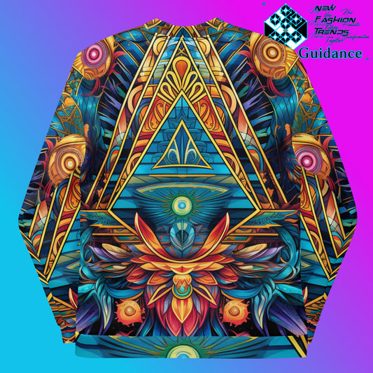 Portal Geometry Bomber Jacket Vintage Festival by XGuidance XS 2