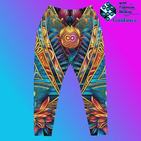 Portal Geometry Jogger Pants – Psychedelic Festival Wear by XGuidance XS 1