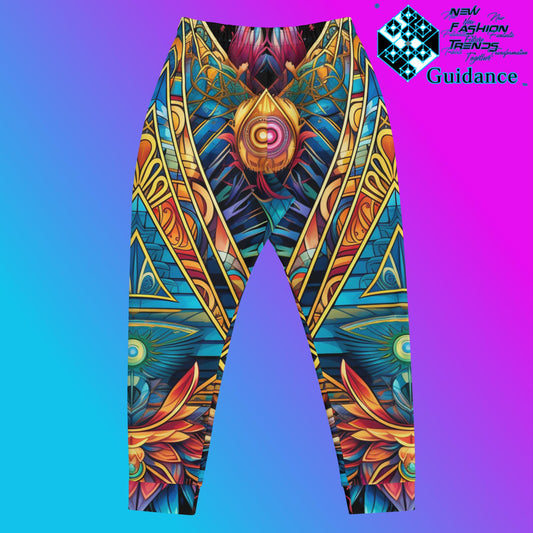 Portal Geometry Jogger Pants – Psychedelic Festival Wear by XGuidance XS 2