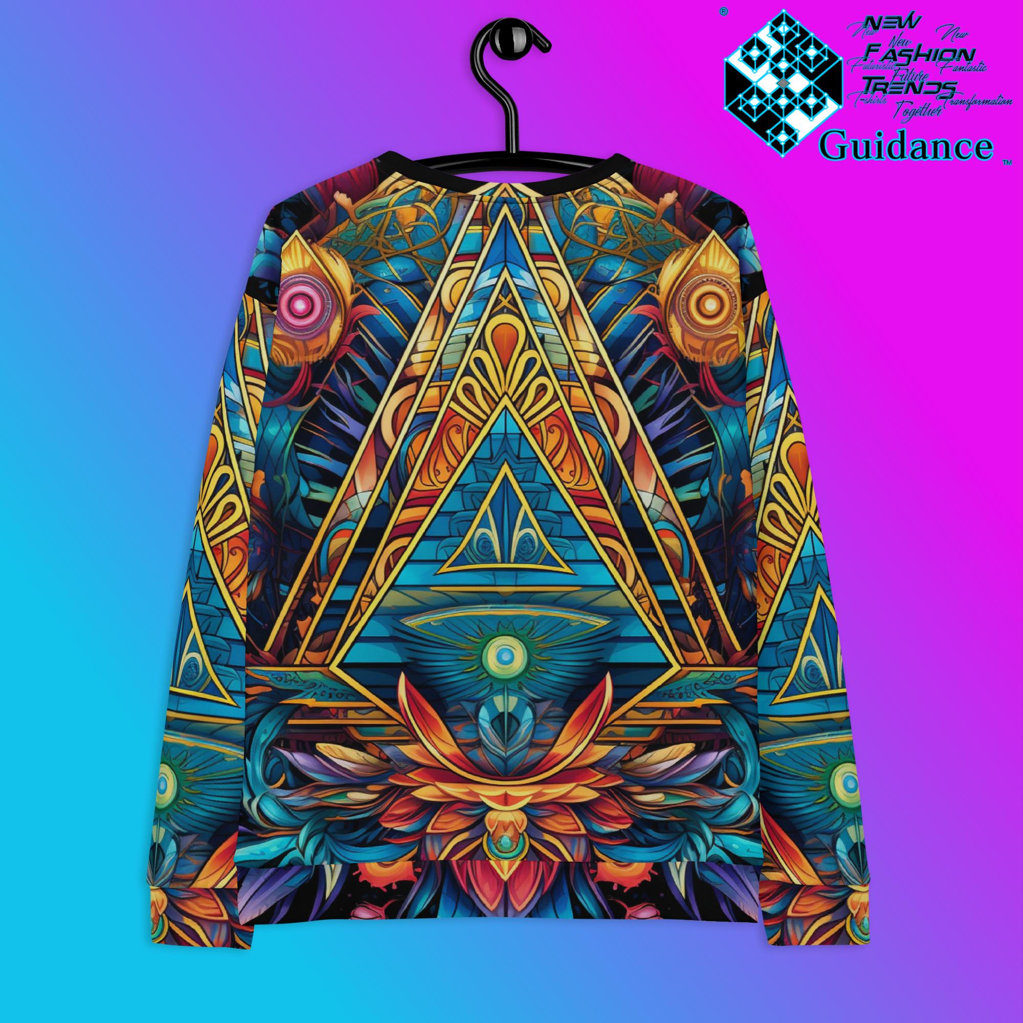 Portal Geometry Sweatshirt – Futuristic Festival Streetwear by XGuidance XS 2