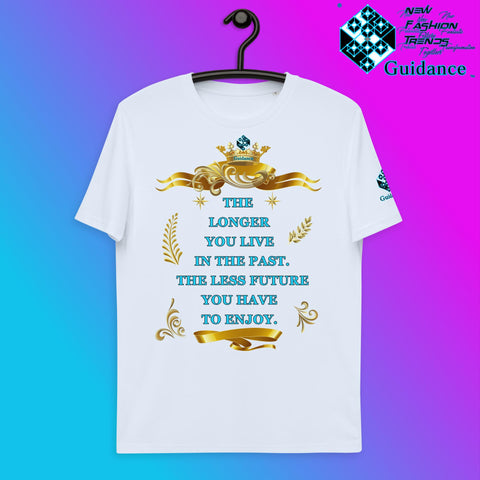 Present Living T-Shirt T-Shirts by XGuidance Serene Blue 15