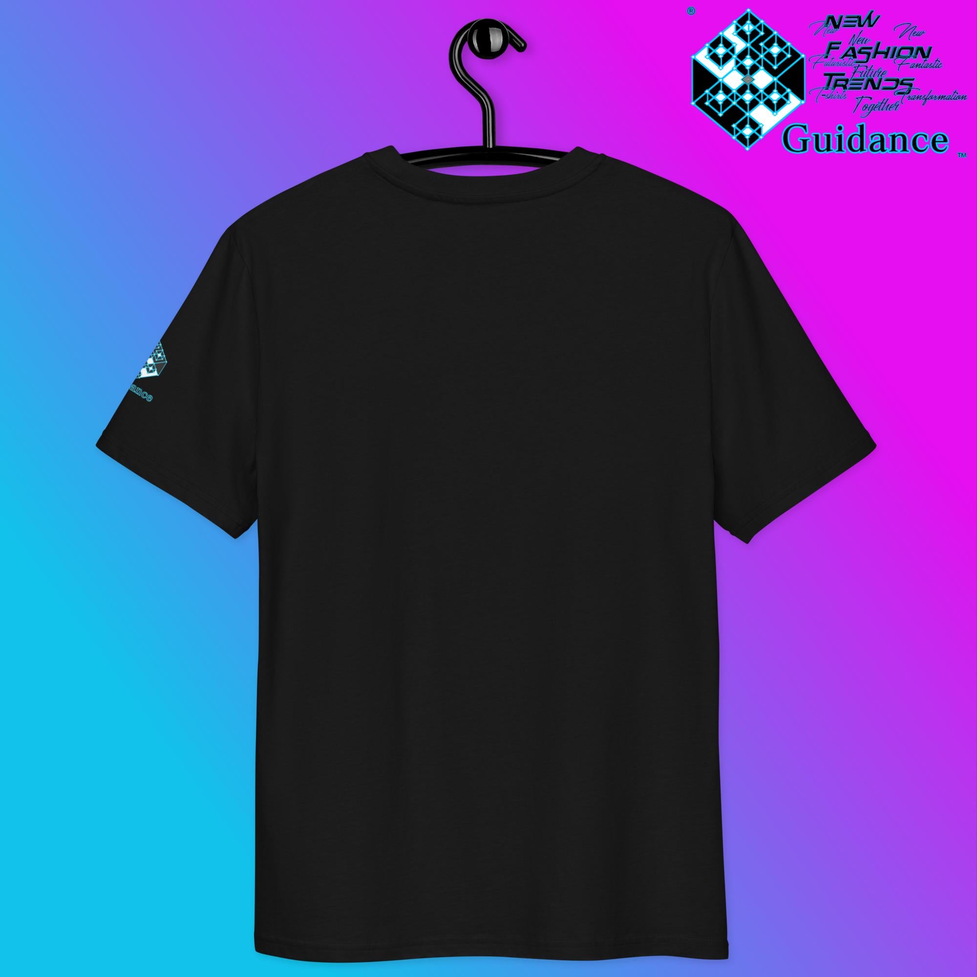 Prismatic Tiger T-Shirt with Neon Geometric Face by XGuidance Black 2
