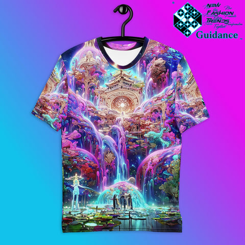 Purple Clock T-Shirt T-Shirts by XGuidance XS 1