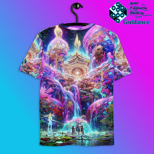 Purple Clock T-Shirt T-Shirts by XGuidance XS 2