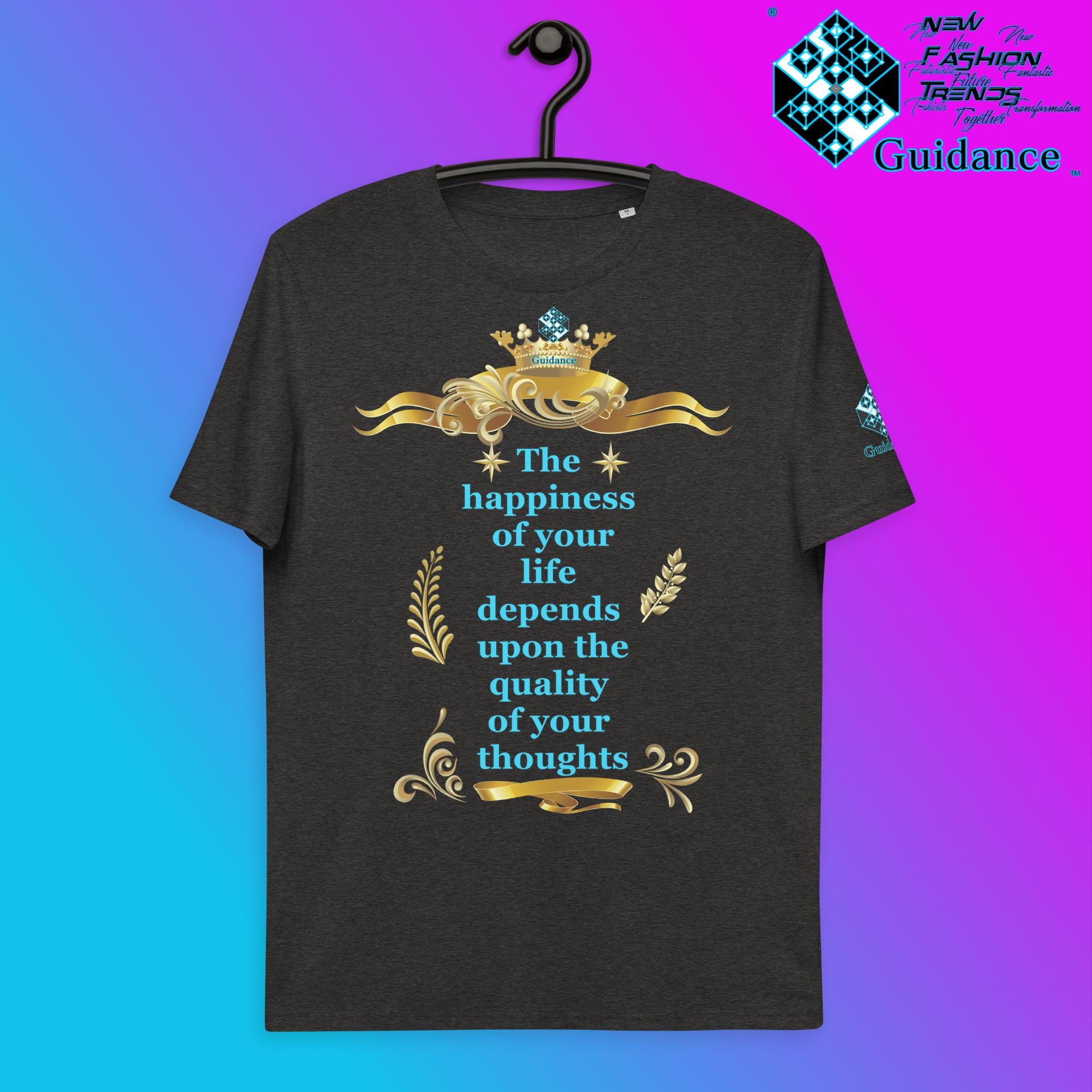 Quality Thoughts T-Shirt T-Shirts by XGuidance Dark Heather Grey 11