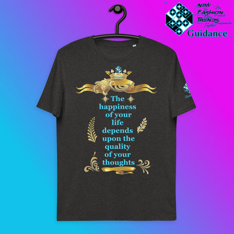 Quality Thoughts T-Shirt T-Shirts by XGuidance Dark Heather Grey 11