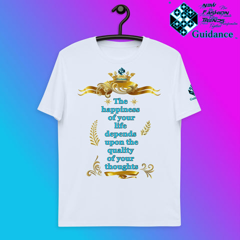 Quality Thoughts T-Shirt T-Shirts by XGuidance Serene Blue 14