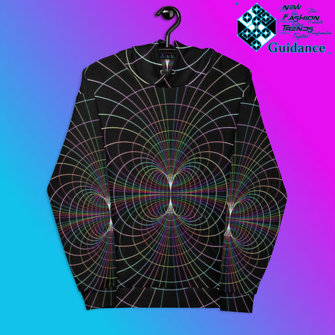 Quantum Aura Hoodie with Vibrational Grid Design by XGuidance 2XS 1