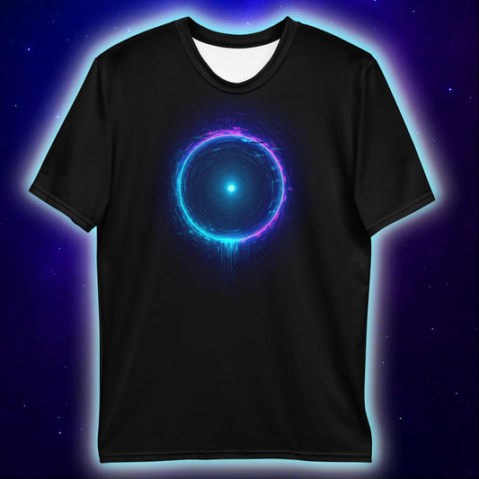 Quantum Portal T-Shirt, Neon Cosmic T-Shirts by XGuidance XS 2