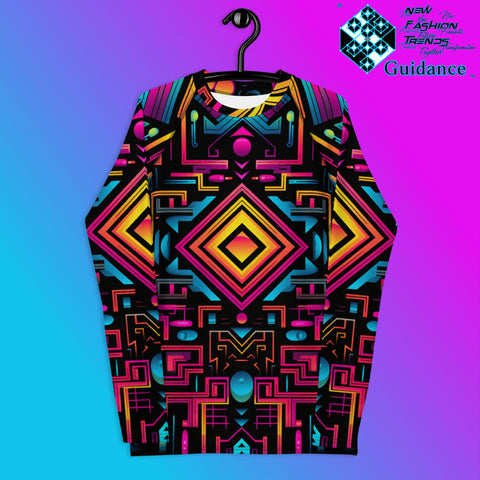 Quantum Vortex Rash Guard Swim Shirt Rash Guard by XGuidance XS 1