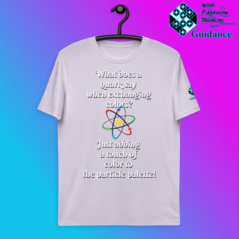 Quark Color Exchange T-Shirt with Science Humor by XGuidance Lavender 11
