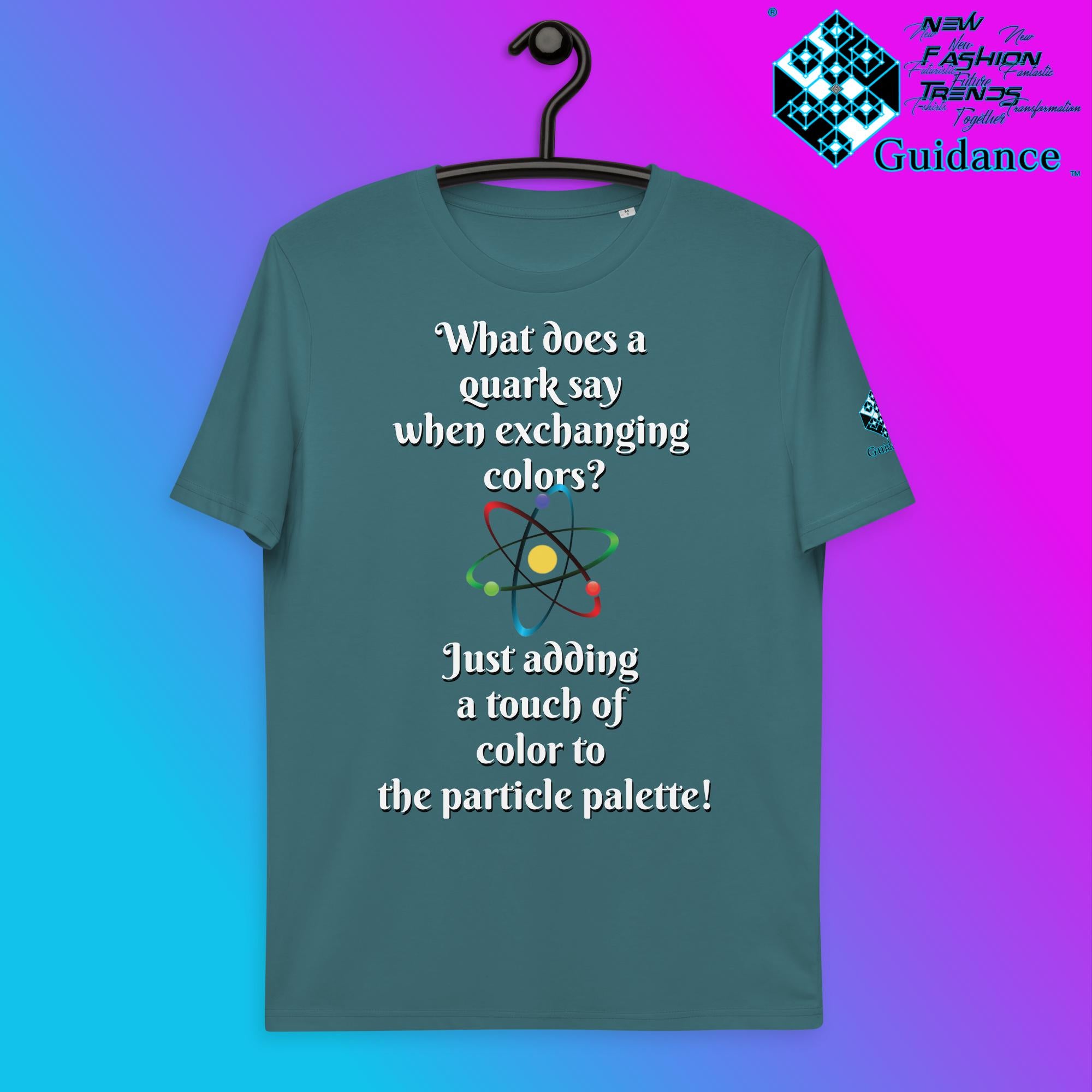 Quark Color Exchange T-Shirt with Science Humor by XGuidance Stargazer 8