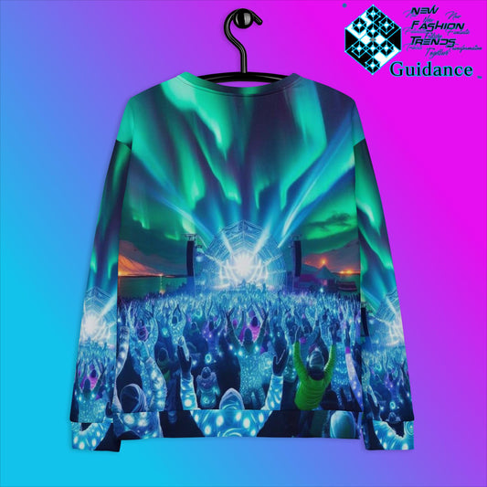 Radiant Unity Sweatshirt with Aurora Light Design by XGuidance XS 2