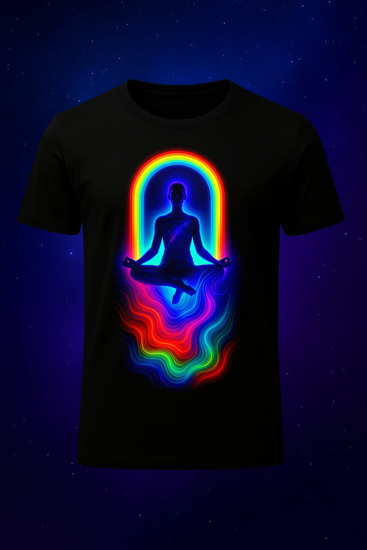 Rainbow Ascension T-Shirt – Festival Ready T-Shirts by XGuidance XS 2