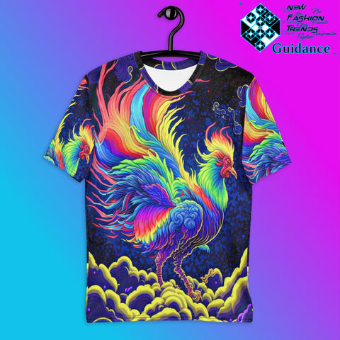 Rainbow Chicken T-Shirt T-Shirts by XGuidance XS 1