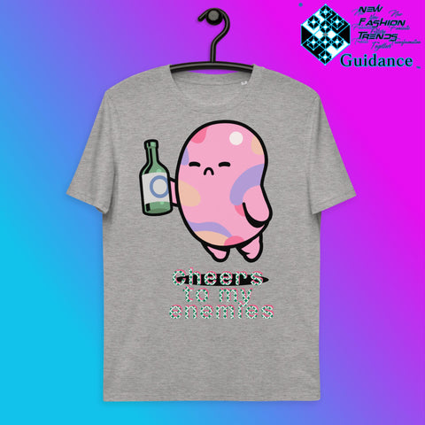 Raising a Toast T-Shirt T-Shirts by XGuidance Heather Grey 3