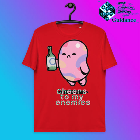 Raising a Toast T-Shirt T-Shirts by XGuidance Red 4