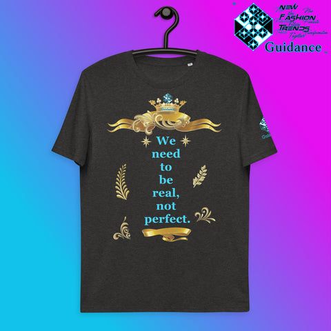 Real T-Shirt T-Shirts by XGuidance Dark Heather Grey 11