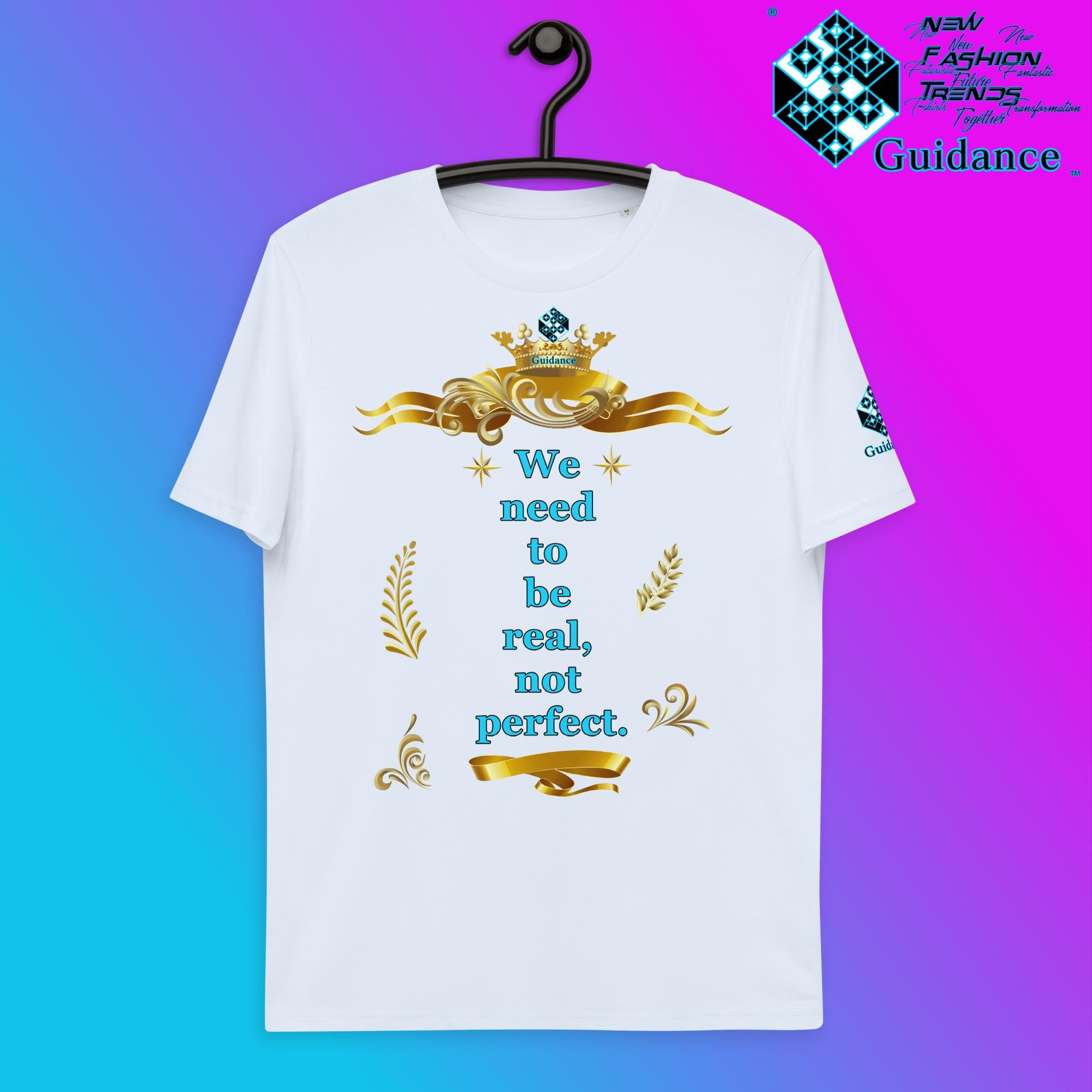 Real T-Shirt T-Shirts by XGuidance Serene Blue 15